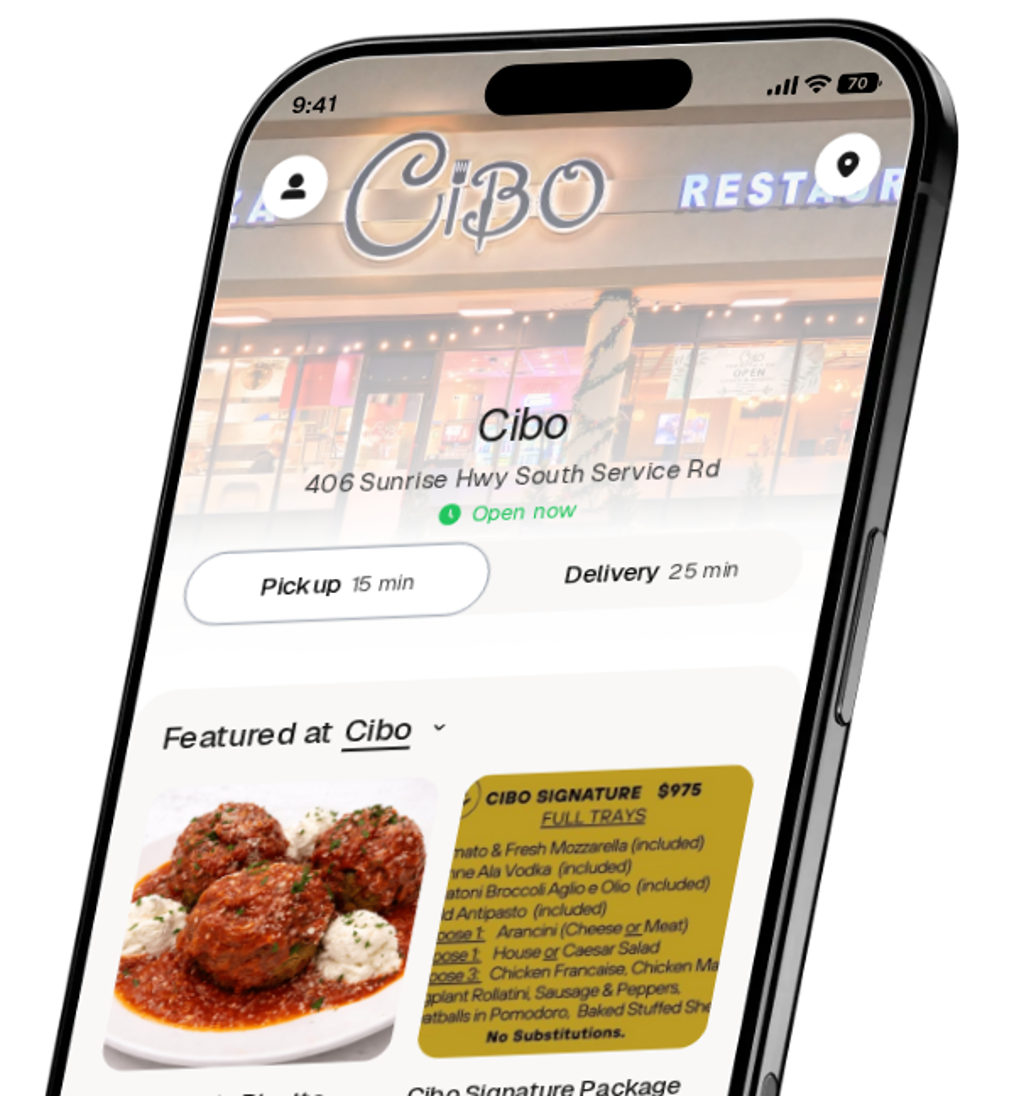 Cibo app preview